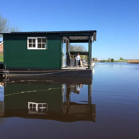 Waterhut 1 Aduarderzijl Villa Exterior photo